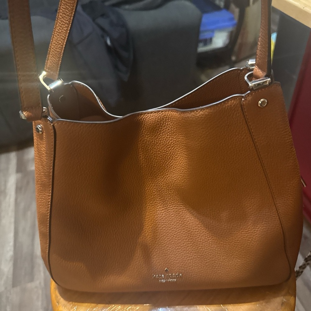 Kate Spade Tan Leather Shoulder Bag